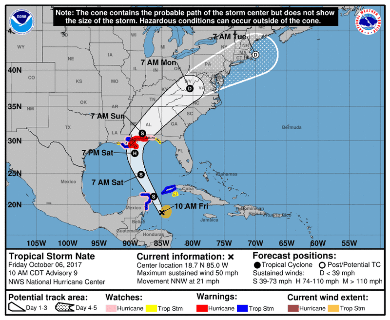 Illustration for article titled Nervous Gulf Coast States Brace for Yet Another Hurricane (Updated)